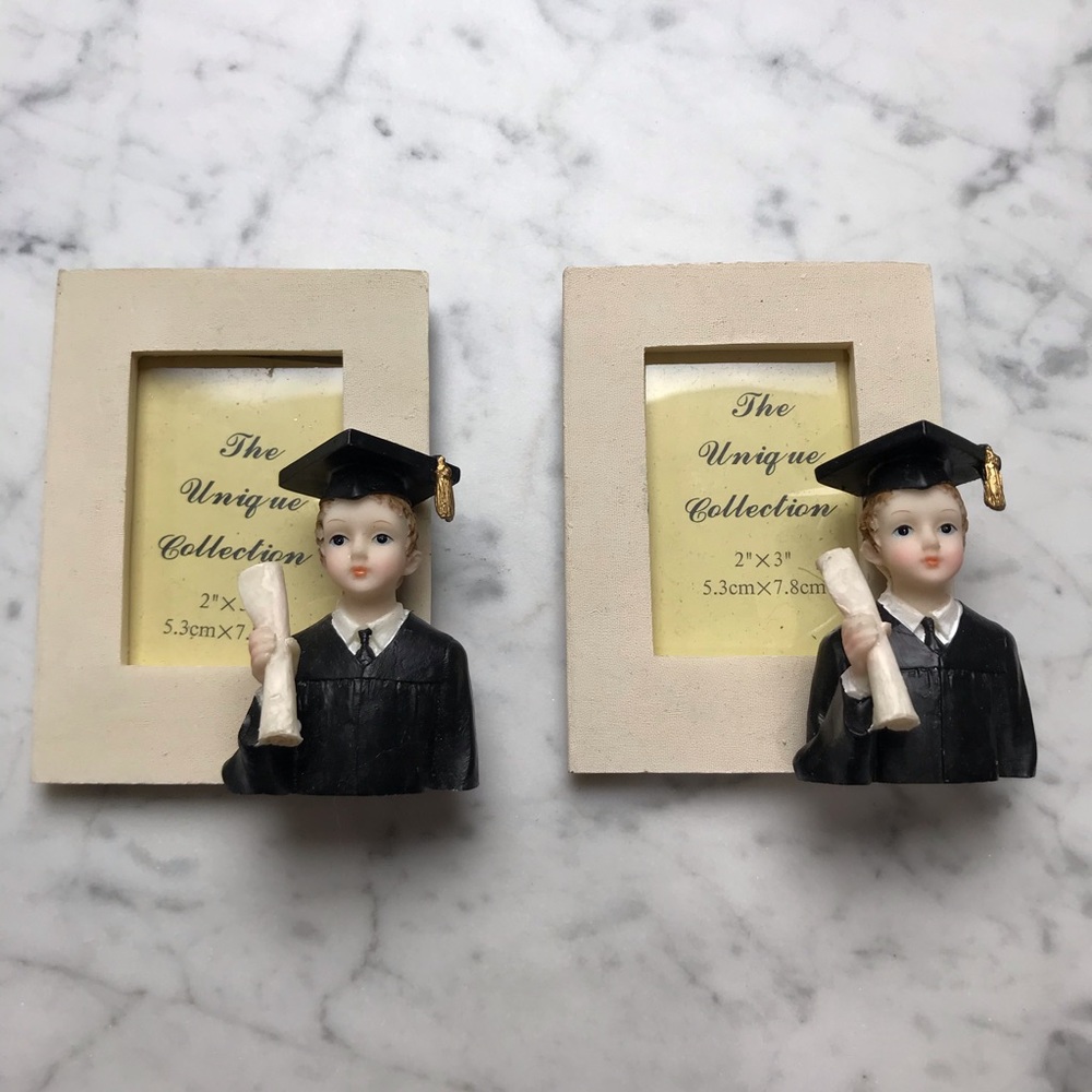 Antique Vintage 2"x3" Graduation Picture Frames